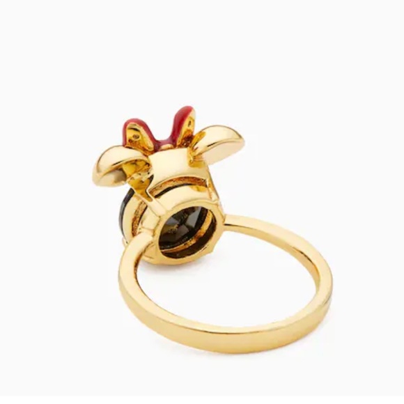Kate Spade x Disney - NWT Sz 8 Minnie Mouse Ring - Picture 3 of 4